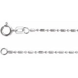 14K 1.15 mm ball chain