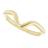 14K Yellow Gold Band for 10x5 mm Marquise Ring