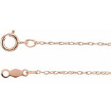 10K .85 mm rope chain