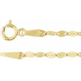 14K 1.9 mm keyhole chain