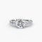 Five Stone Ring with Pavé Band