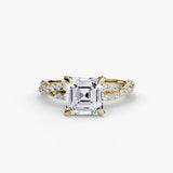 The Twisted Pavé Solitaire